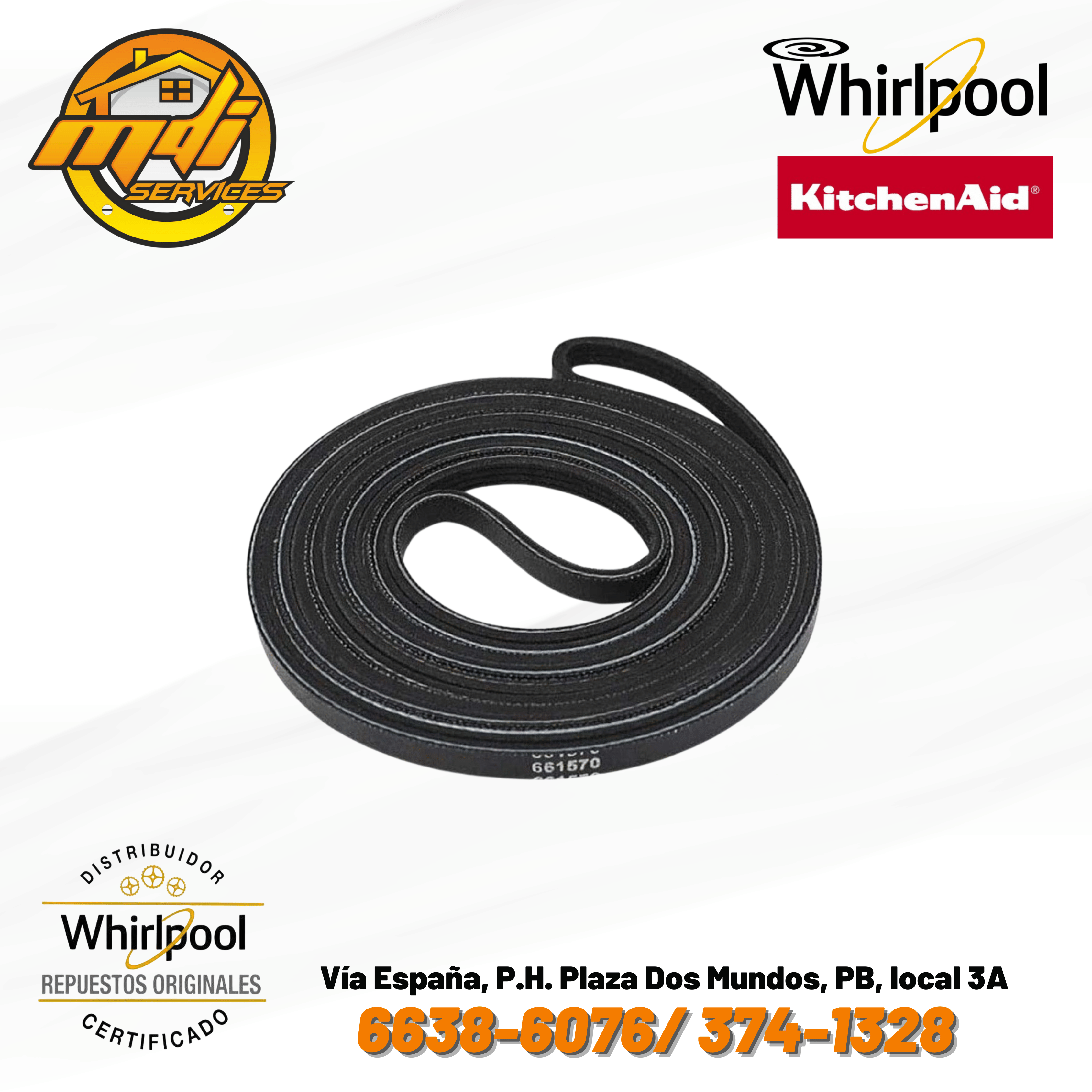 CORREA SECADORA WHIRLPOOL ORIGINAL FSP 661570